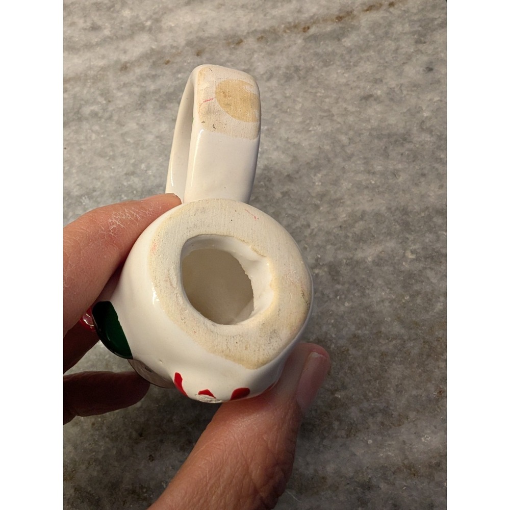 Set of 6 Vintage Ceramic Jolly Snowmen w Napkin Holders, Made In The Philippines - Picture 14 of 14